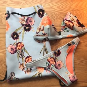 Triangl Petra Lilac Bikini S+ Top and S Cheeky